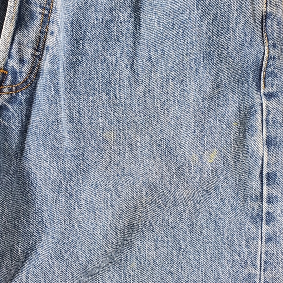 Levi's 501 Button Fly Straight Jeans 34x32 Men's Red Tab Denim Vintage Stained - Picture 7 of 16